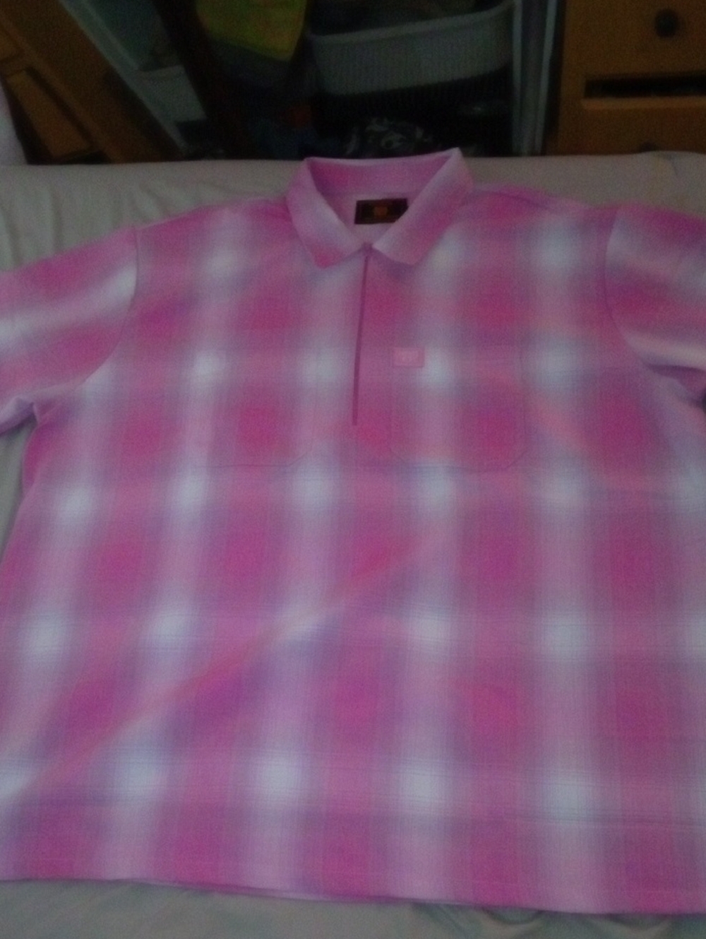 FB County Pink Flannel Zip Up
